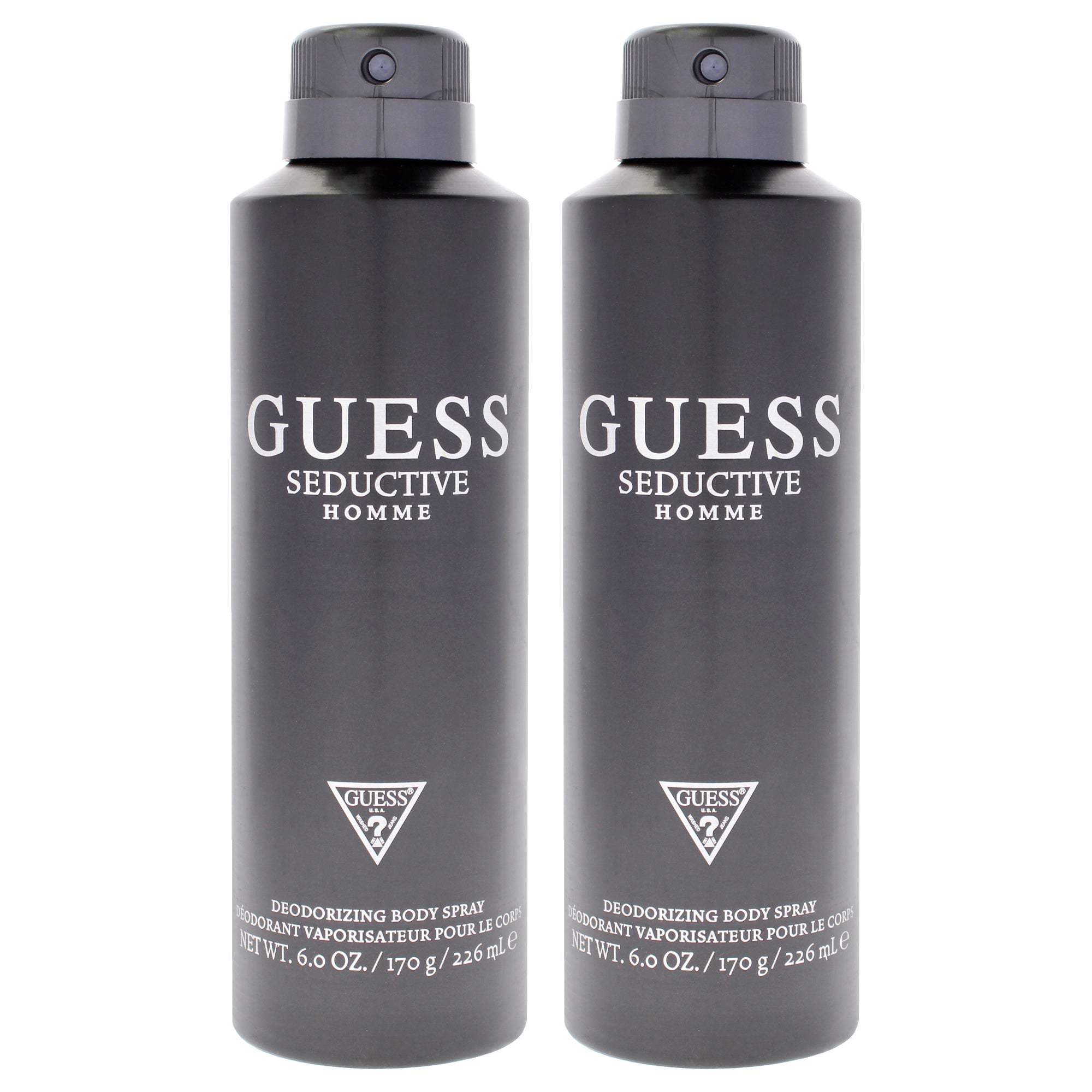Guess Seductive Homme by Guess for Men - 6 oz Deodorant Body Spray - Pack of 2