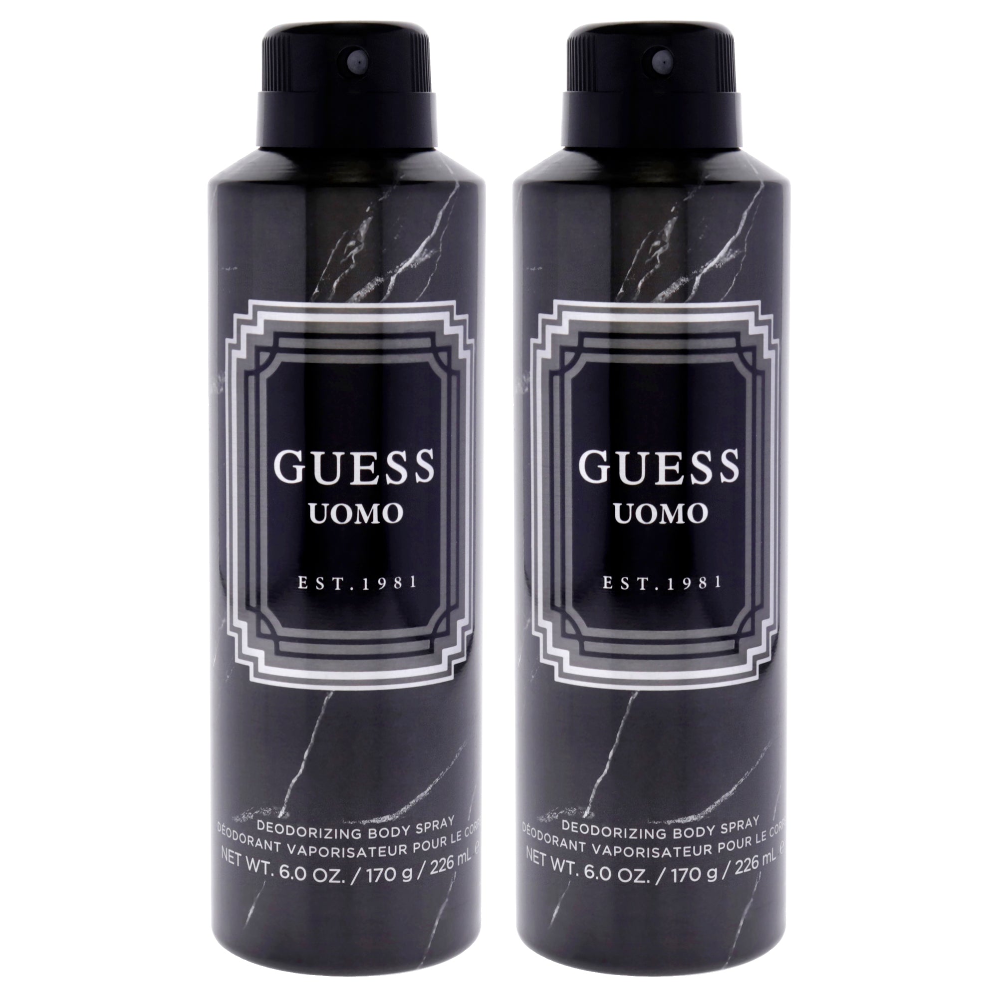Guess Uomo by Guess for Men - 6 oz Body Spray - Pack of 2