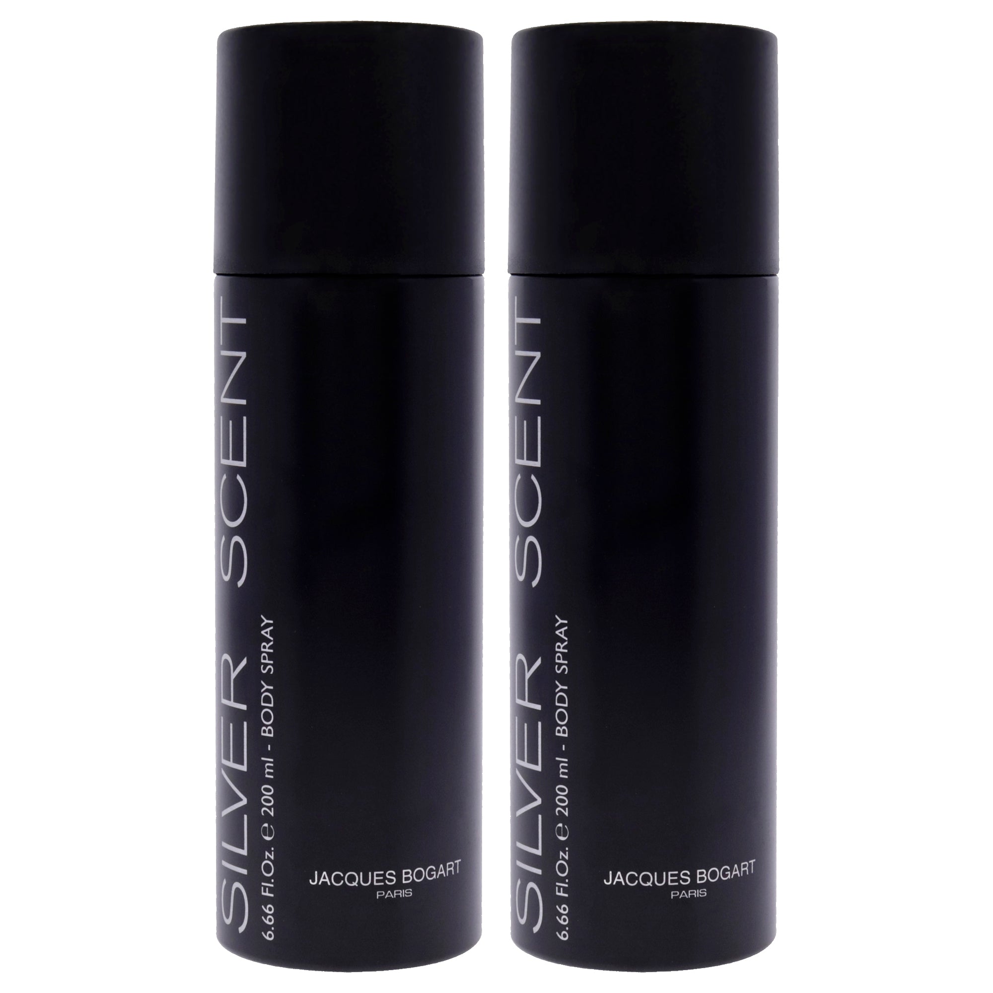 Silver Scent by Jacques Bogart for Men - 6.66 oz Body Spray - Pack of 2