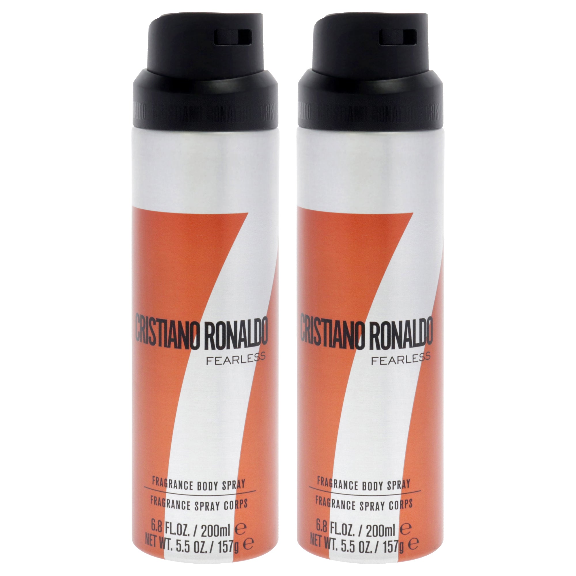 Fearless by Cristiano Ronaldo for Men - 6.8 oz Body Spray - Pack of 2