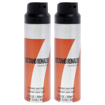 Fearless by Cristiano Ronaldo for Men - 6.8 oz Body Spray - Pack of 2