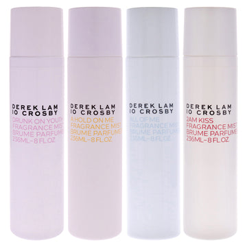 Derek Lam Fragaces Mist Kit by Derek Lam for Women - 4 Pc Kit 8oz Drunk On Youth Fragance Mist, 8oz All of Me Fragance Mist, 8oz 2AM Kiss Fragrance Mist, 8oz A Hold On Me Fragrance Mist