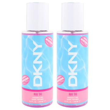 DKNY Be Delicious Pool Party - Mai Tai by Donna Karan for Women - 8.4 oz Fragrance Mist - Pack of 2