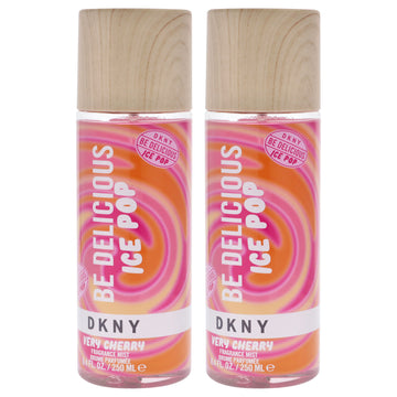 DKNY Be Delicious Ice Pop - Very Cherry by Donna Karan for Women - 8.4 oz Fragrance Mist - Pack of 2