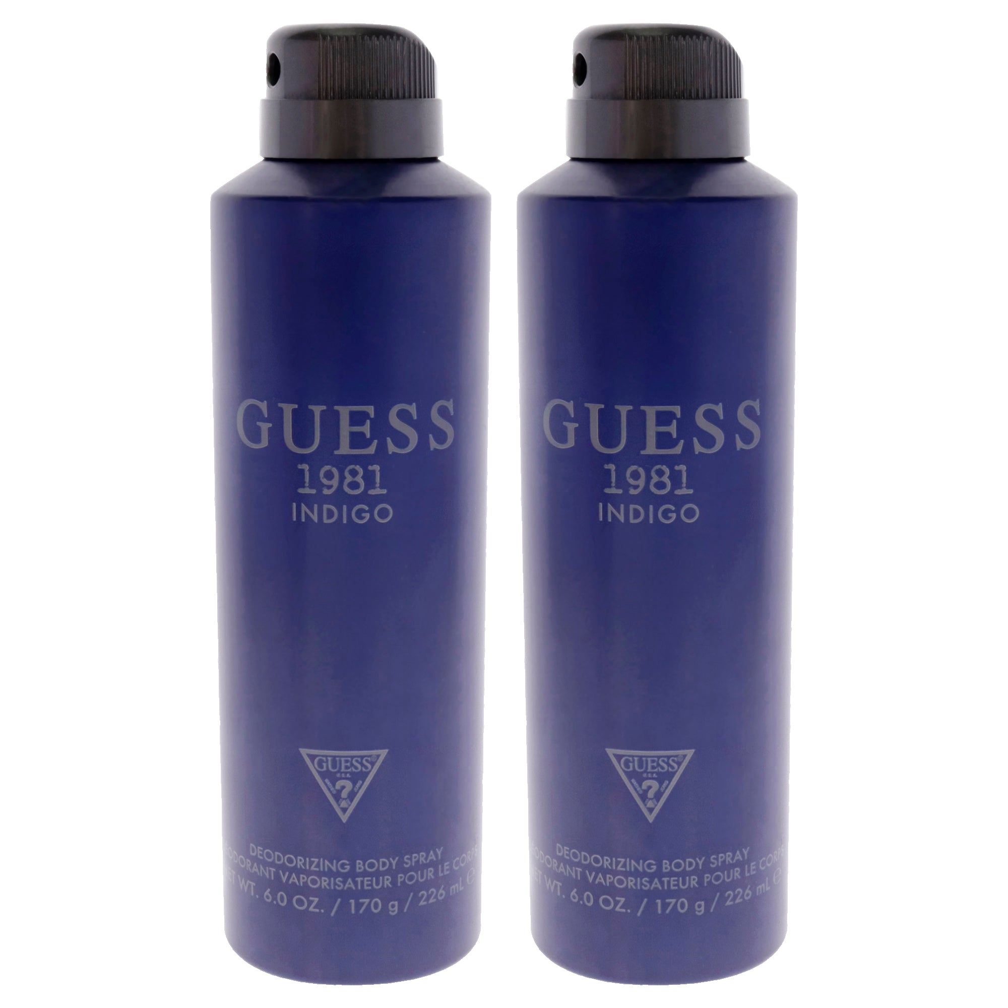Guess 1981 Indigo by Guess for Men - 6 oz Body Spray - Pack of 2