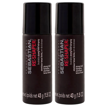 Re-Shaper Strong Hold by Sebastian for Unisex - 1.5 oz Hair Spray - Pack of 2
