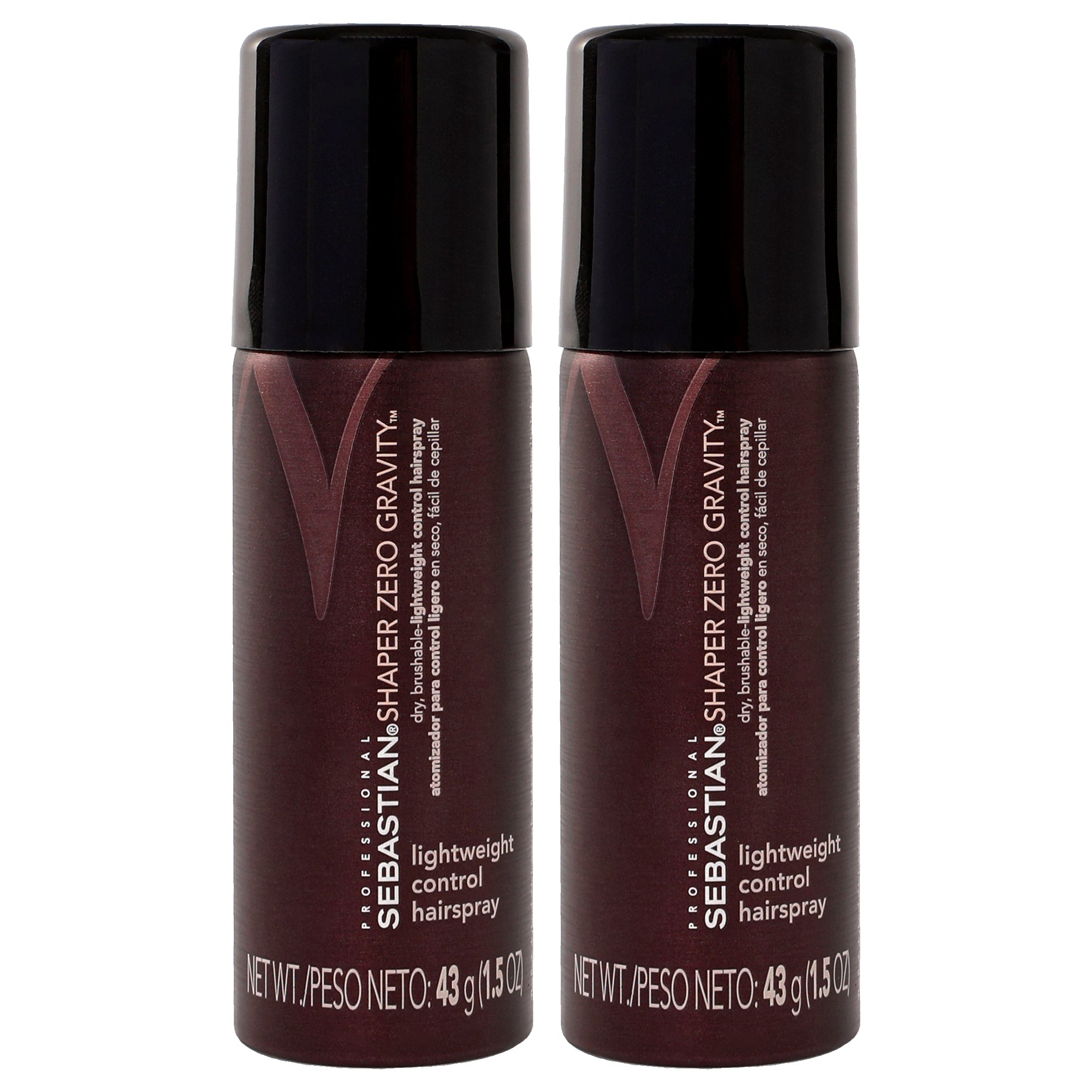 Shaper Zero Gravity Hairspray by Sebastian for Unisex - 1.5 oz Hair Spray - Pack of 2
