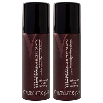 Shaper Zero Gravity Hairspray by Sebastian for Unisex - 1.5 oz Hair Spray - Pack of 2