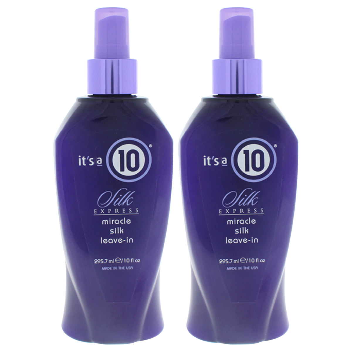 Silk Express Miracle Silk Leave-In by Its A 10 for Unisex - 10 oz Conditioner - Pack of 2