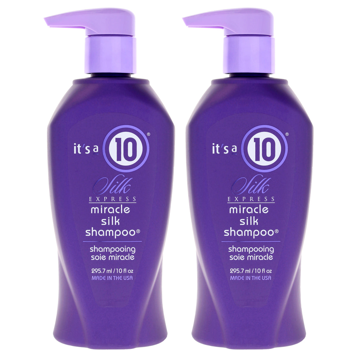 Silk Express Miracle Silk Shampoo by Its A 10 for Unisex - 10 oz Shampoo - Pack of 2