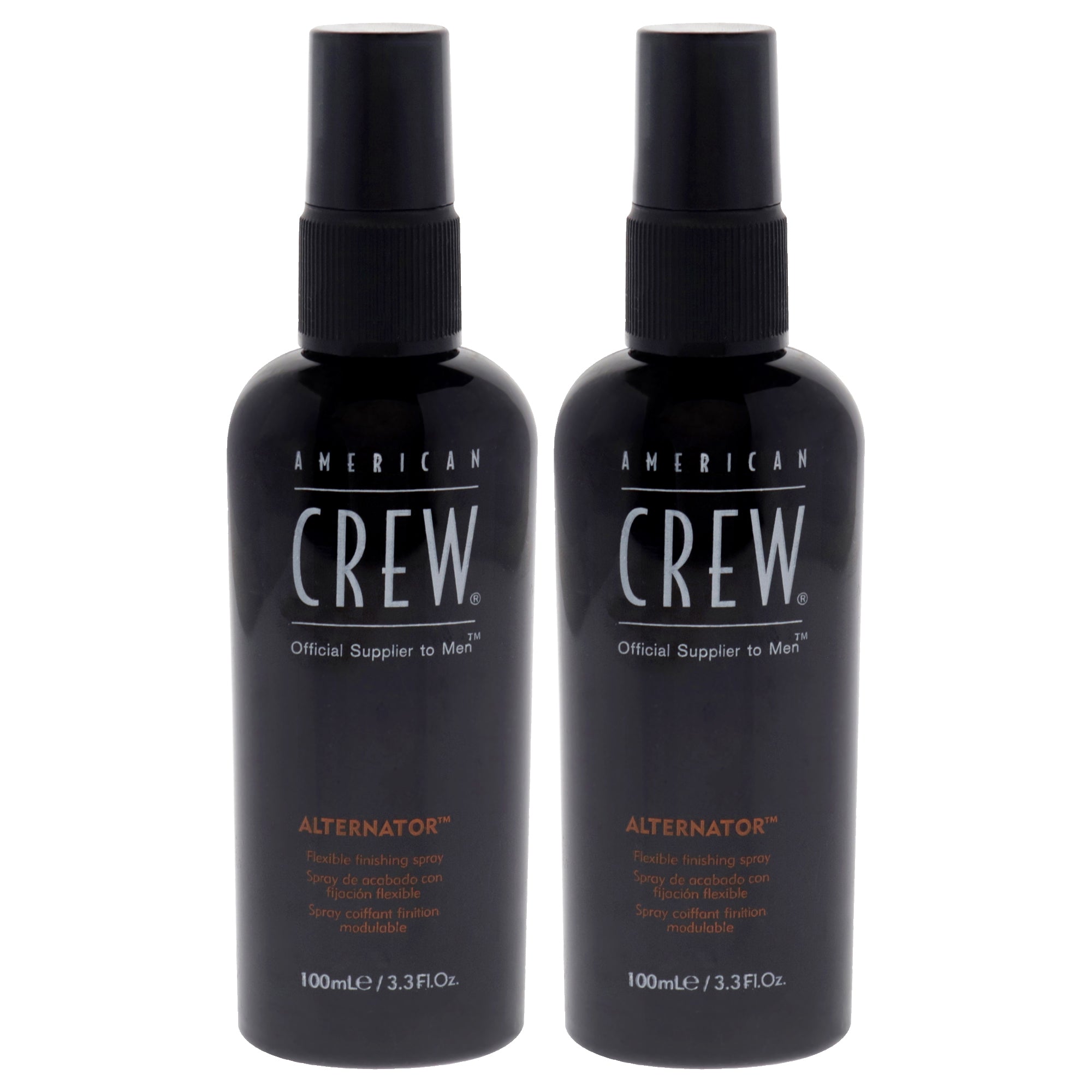Alternator Flexible Styling and Finishing Spray by American Crew for Men - 3.3 oz Hair Spray  - Pack of 2