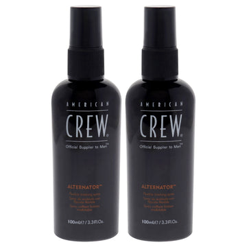 Alternator Flexible Styling and Finishing Spray by American Crew for Men - 3.3 oz Hair Spray  - Pack of 2