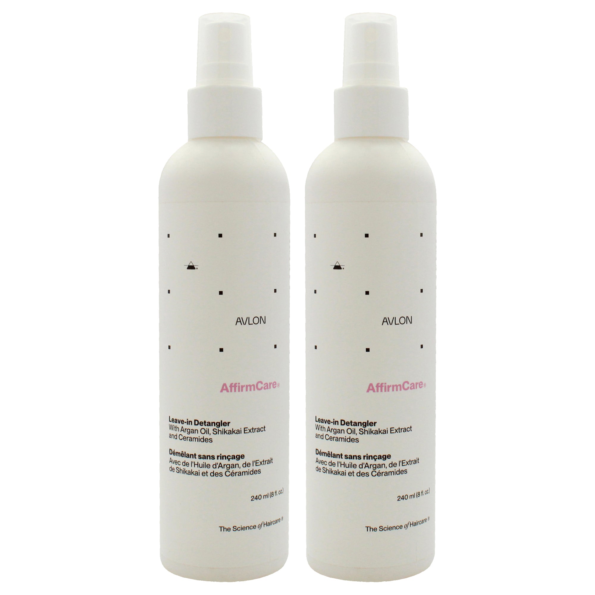 AffirmCare Leave-in Detangler by Avlon for Unisex - 8 oz Detangler  - Pack of 2