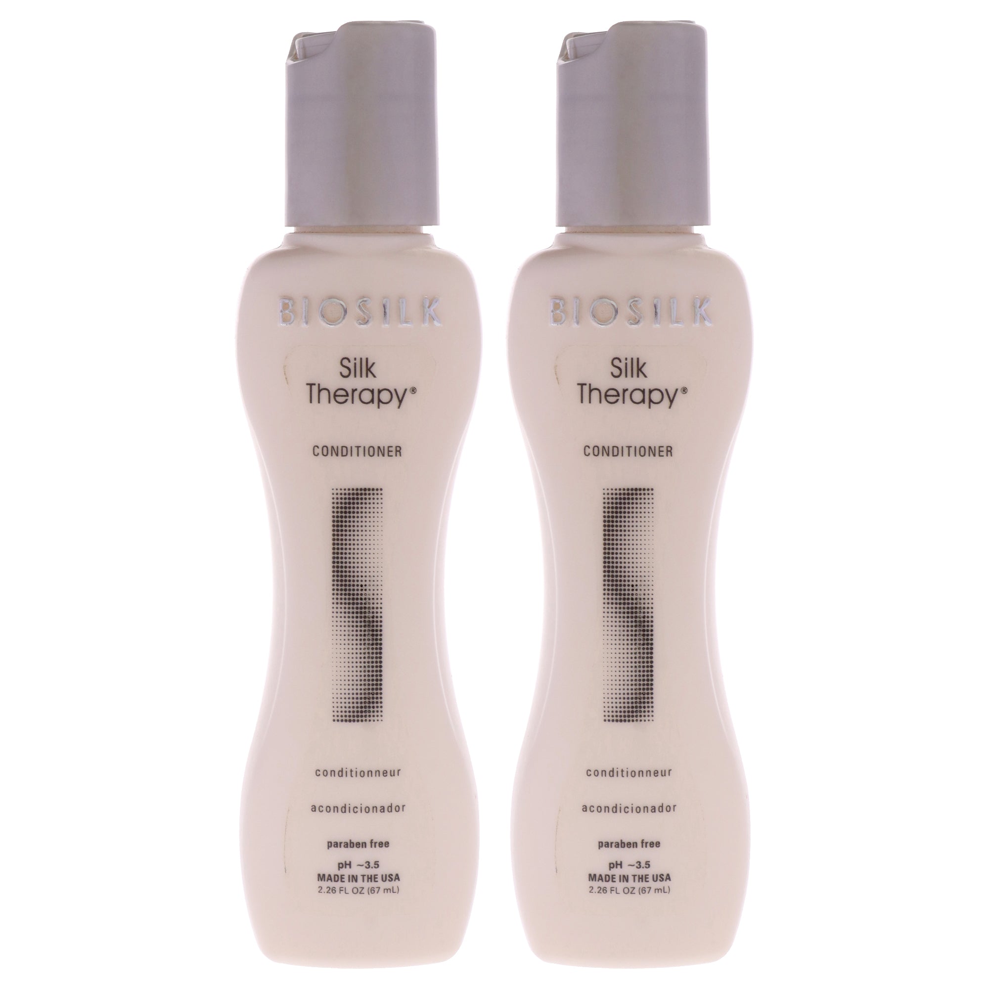 Silk Therapy Conditioner by Biosilk for Unisex - 2.26 oz Conditioner  - Pack of 2