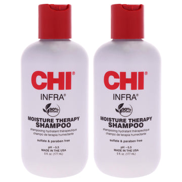 Infra Shampoo by CHI for Unisex - 6 oz Shampoo  - Pack of 2