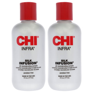Silk Infusion Reconstructing Complex by CHI for Unisex - 6 oz Treatment  - Pack of 2