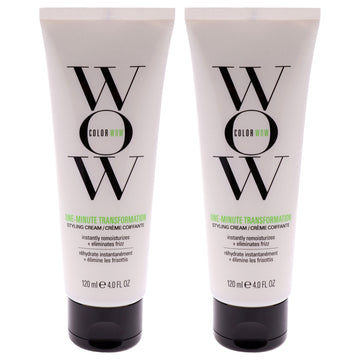One Minute Transformation Styling Cream by Color Wow for Unisex - 4 oz Cream - Pack of 2