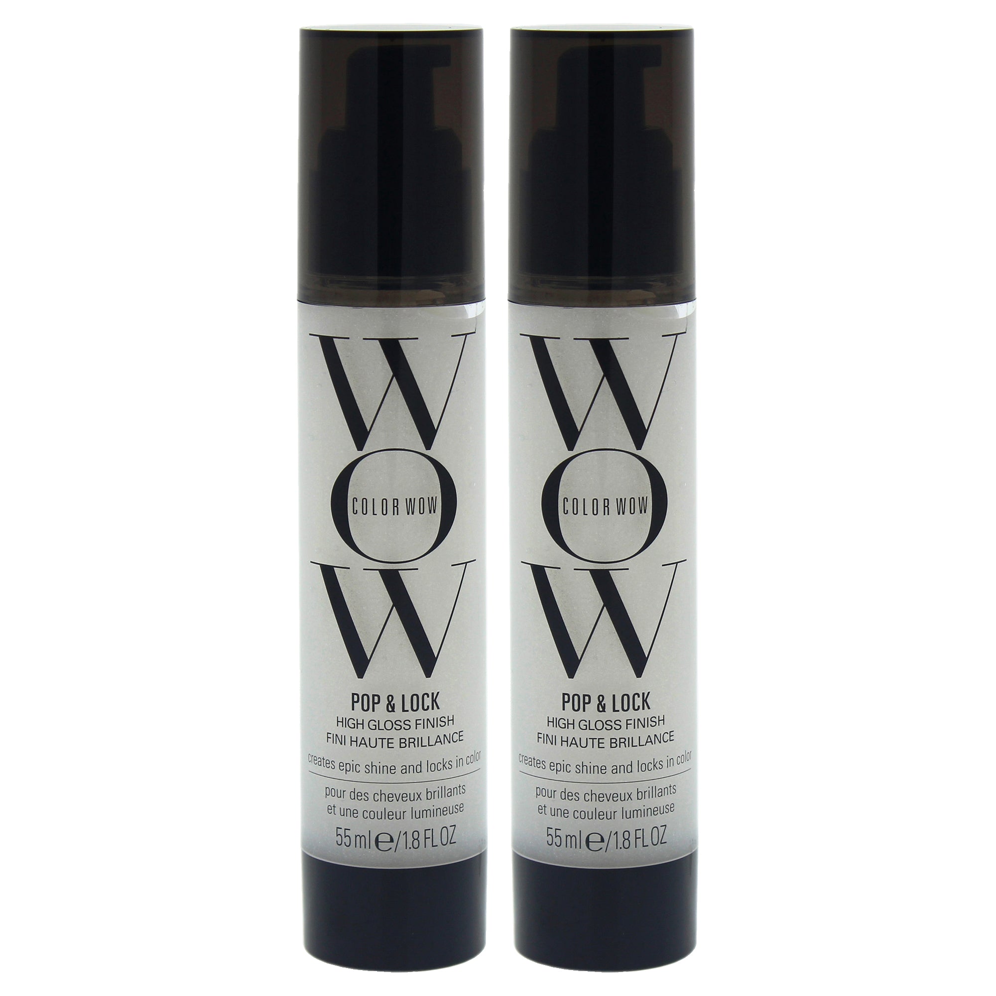 Pop and Lock High Gloss Finish by Color Wow for Unisex - 1.8 oz Treatment - Pack of 2