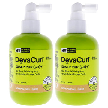 Scalp Puriphy Spray by DevaCurl for Unisex - 8 oz Hair Spray - Pack of 2