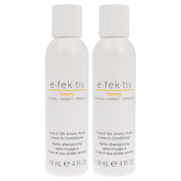 Inula Plus Silk Amino Acids Leave In Conditioner by e.fek.tiv for Unisex - 4 oz Conditioner - Pack of 2