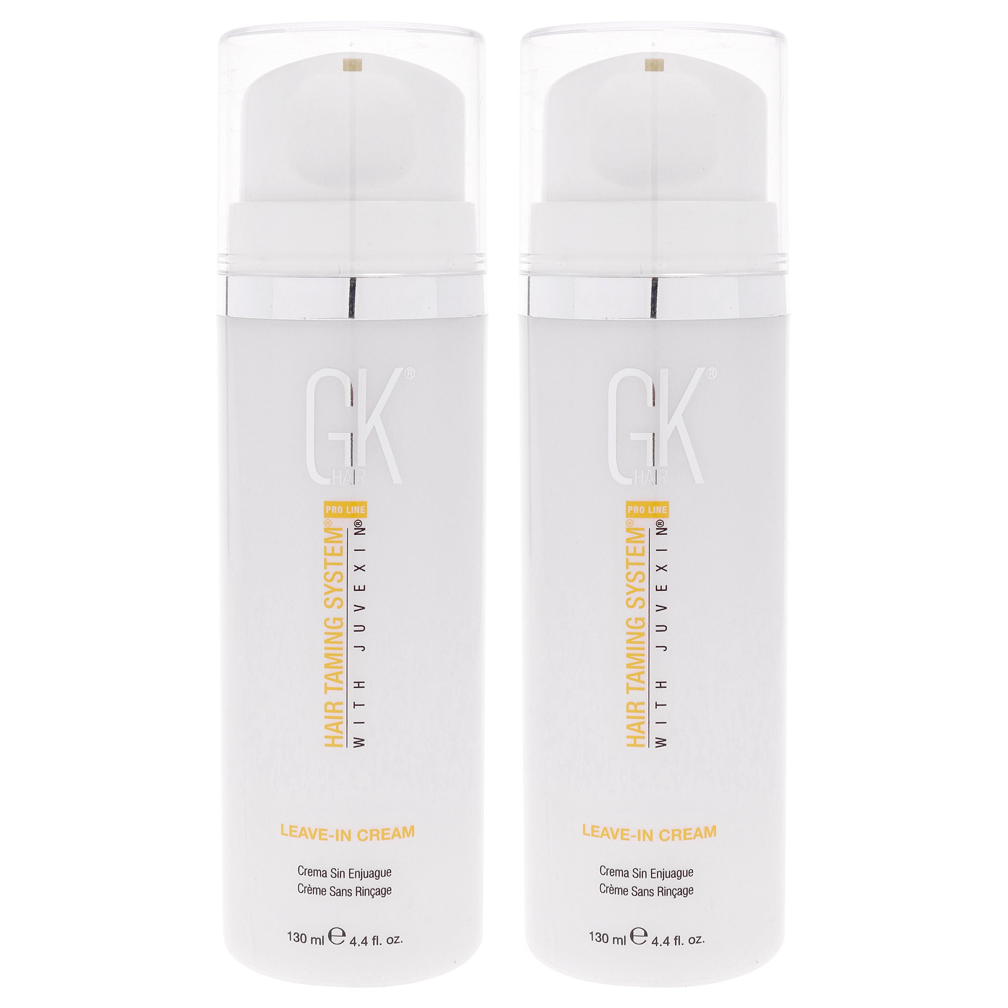Hair Taming System Leave-In Conditioning Cream by Global Keratin for Unisex - 4.4 oz Cream - Pack of 2