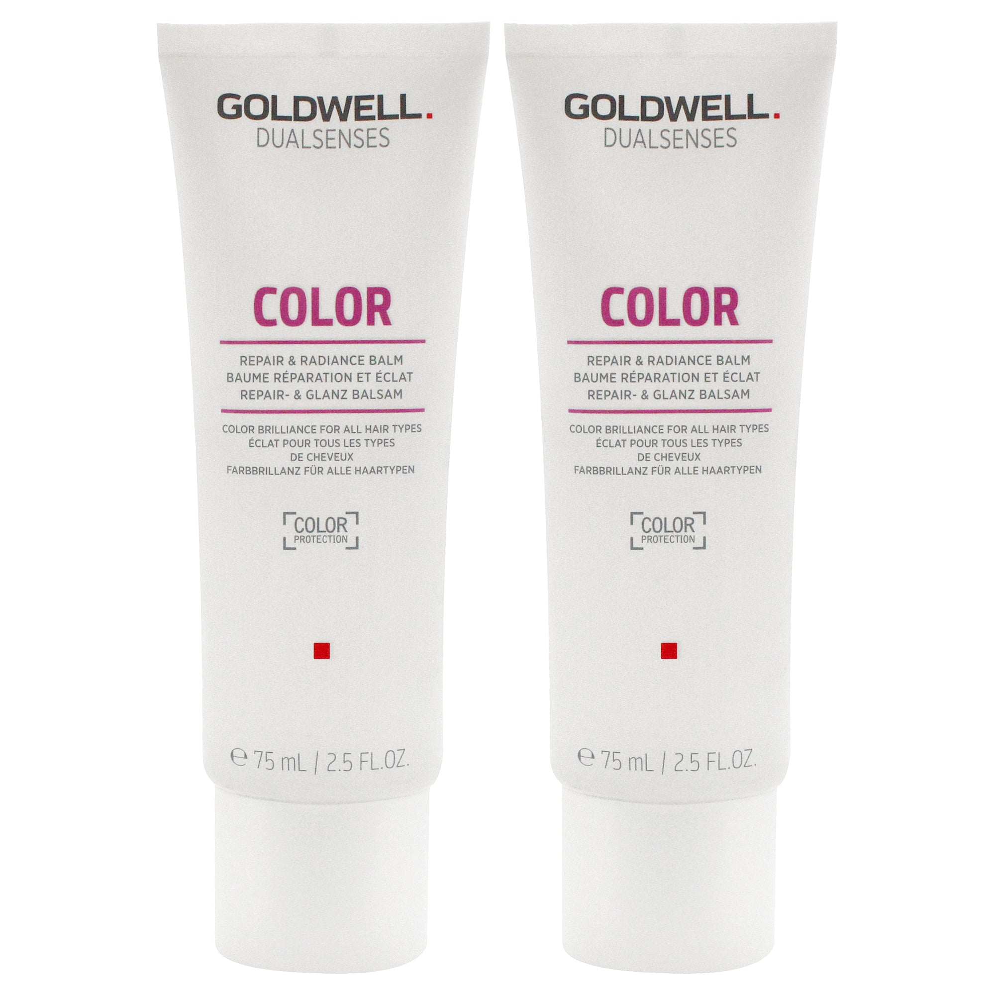 Dualsenses Color Repair and Radiance Balm by Goldwell for Unisex - 2.5 oz Balm - Pack of 2