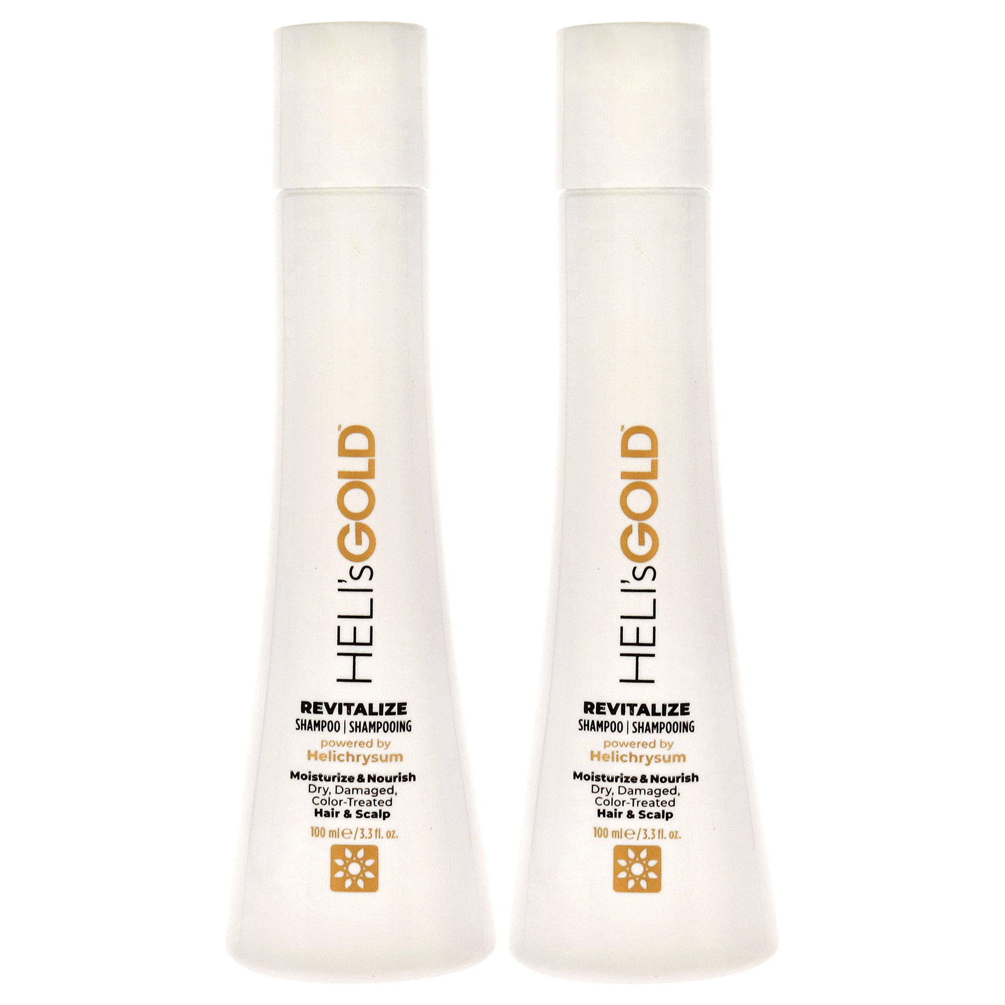 Revitalize Shampoo by Helis Gold for Unisex - 3.4 oz Shampoo - Pack of 2