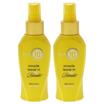 Miracle Leave-In For Blondes by Its A 10 for Unisex - 4 oz Treatment - Pack of 2