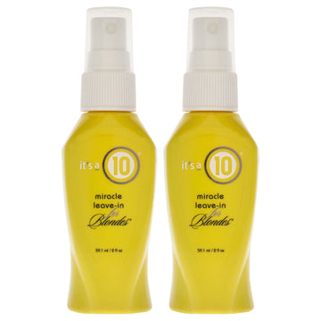 Miracle Leave-In for Blondes by Its A 10 for Unisex - 2 oz Treatment - Pack of 2
