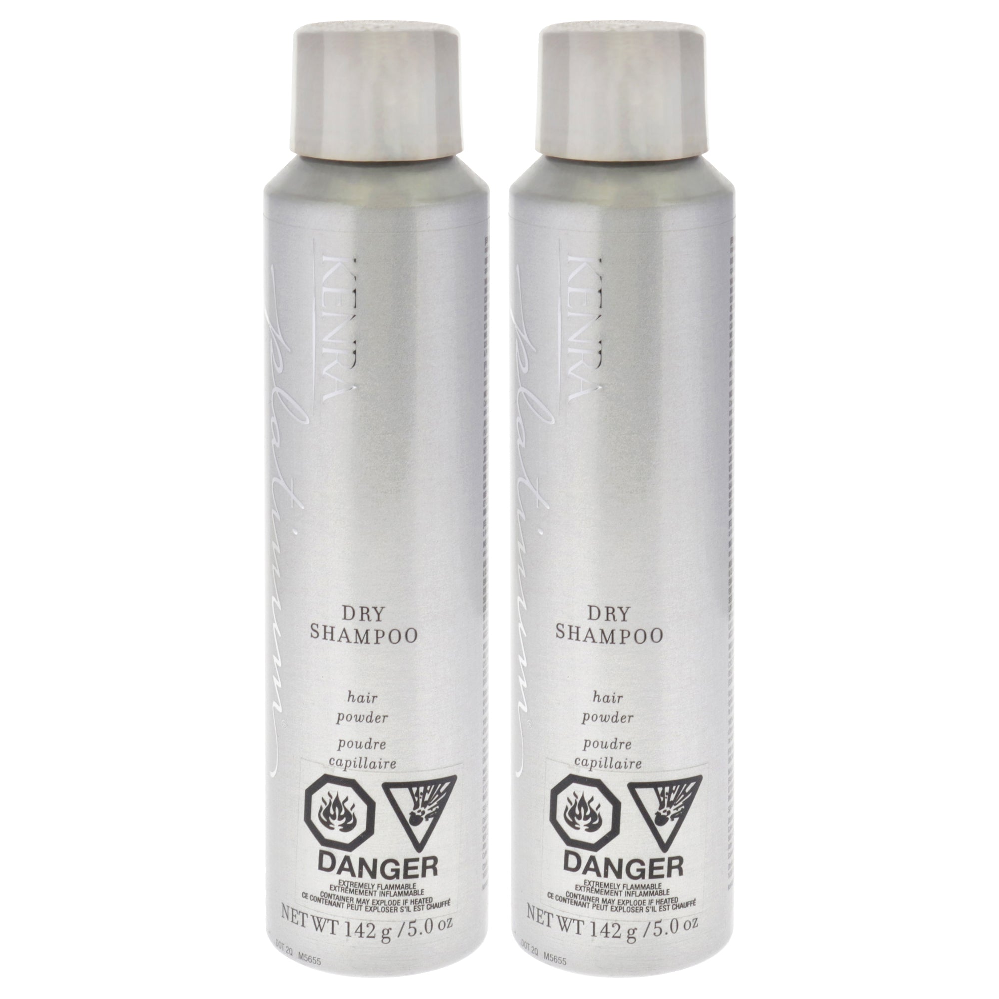 Platinum Dry Shampoo by Kenra for Unisex - 5 oz Dry Shampoo - Pack of 2