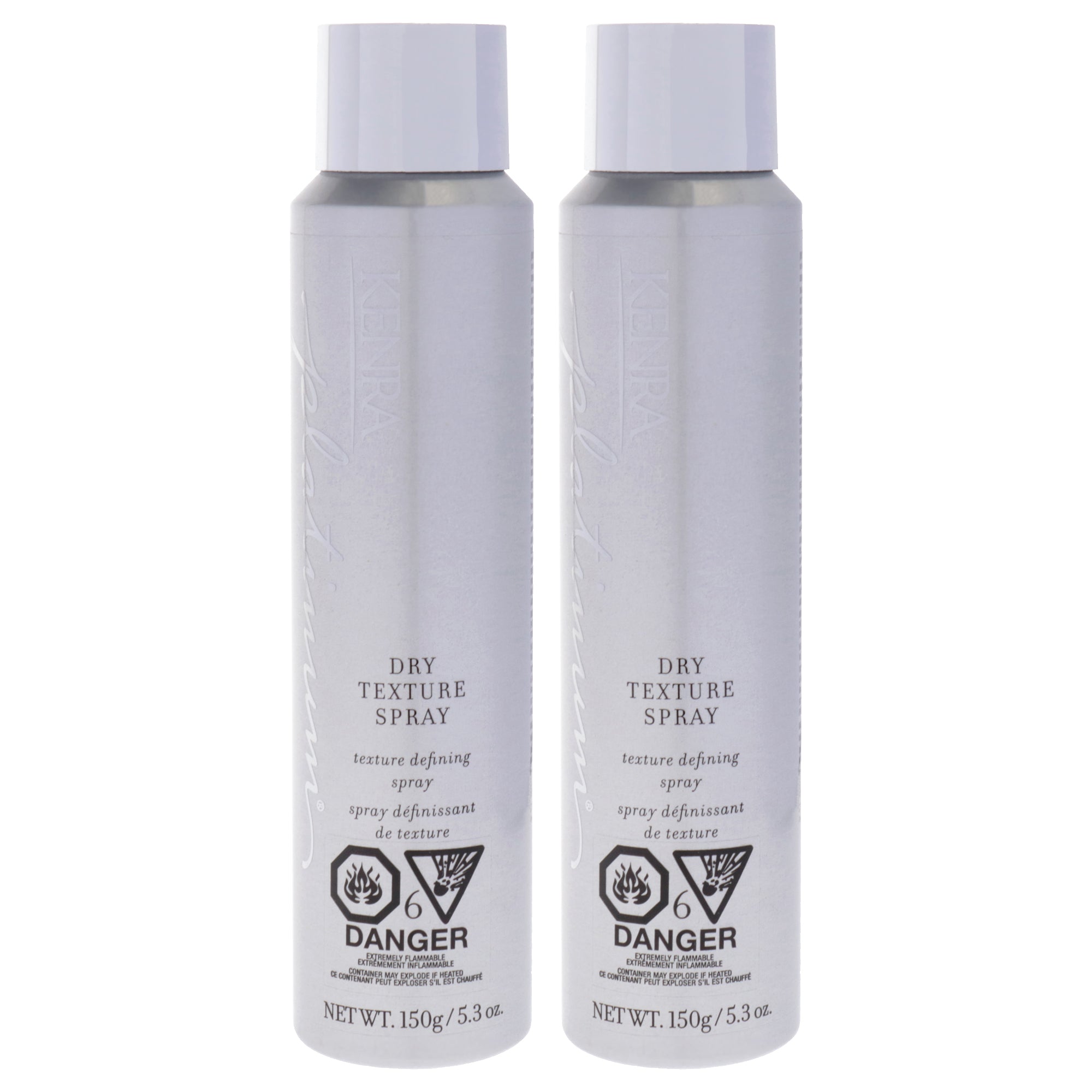 Platinum Dry Texture Spray - 6 by Kenra for Unisex - 5.3 oz Hair Spray - Pack of 2