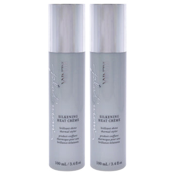 Platinum Silkening Heat Creme by Kenra for Unisex - 3.4 oz Cream - Pack of 2