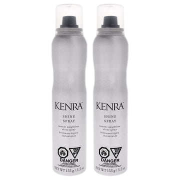 Shine Spray by Kenra for Unisex - 5.5 oz Spray - Pack of 2