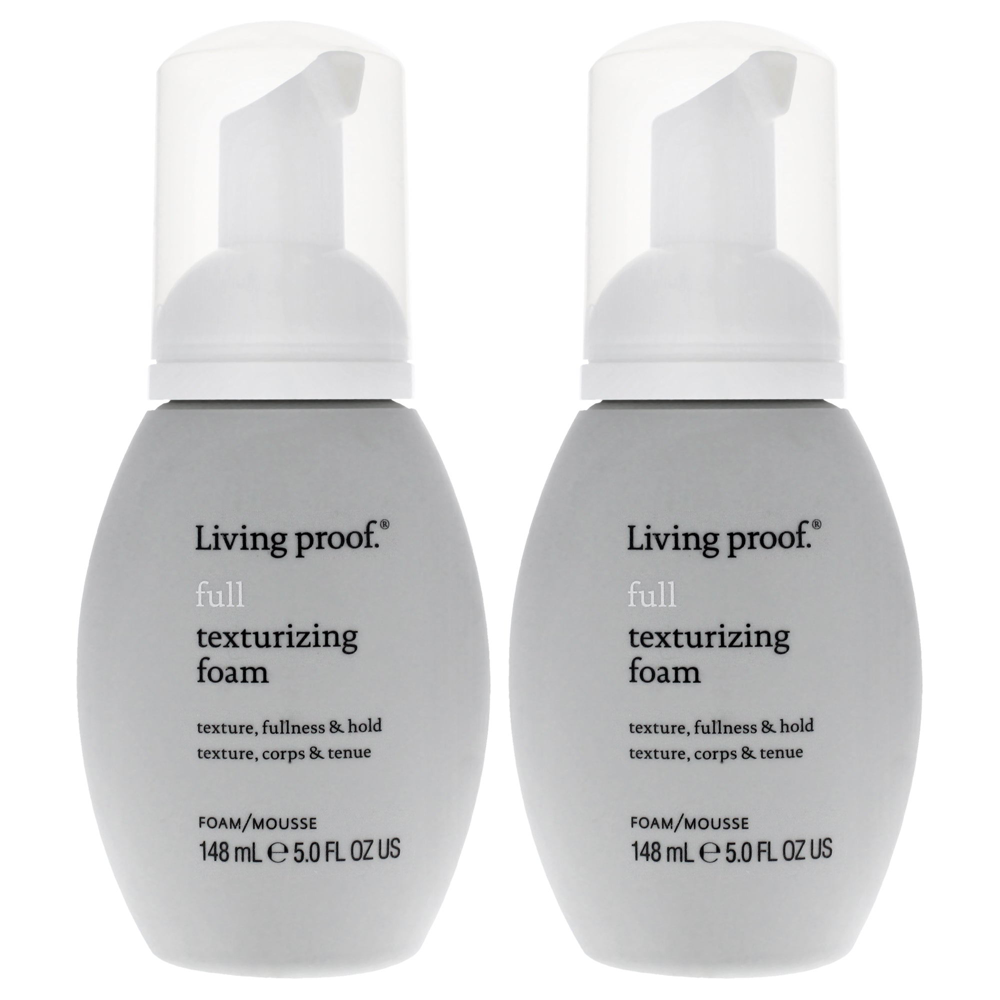 Full Texturizing Foam by Living Proof for Women - 5 oz Foam - Pack of 2