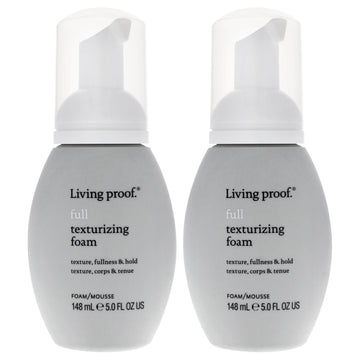 Full Texturizing Foam by Living Proof for Women - 5 oz Foam - Pack of 2