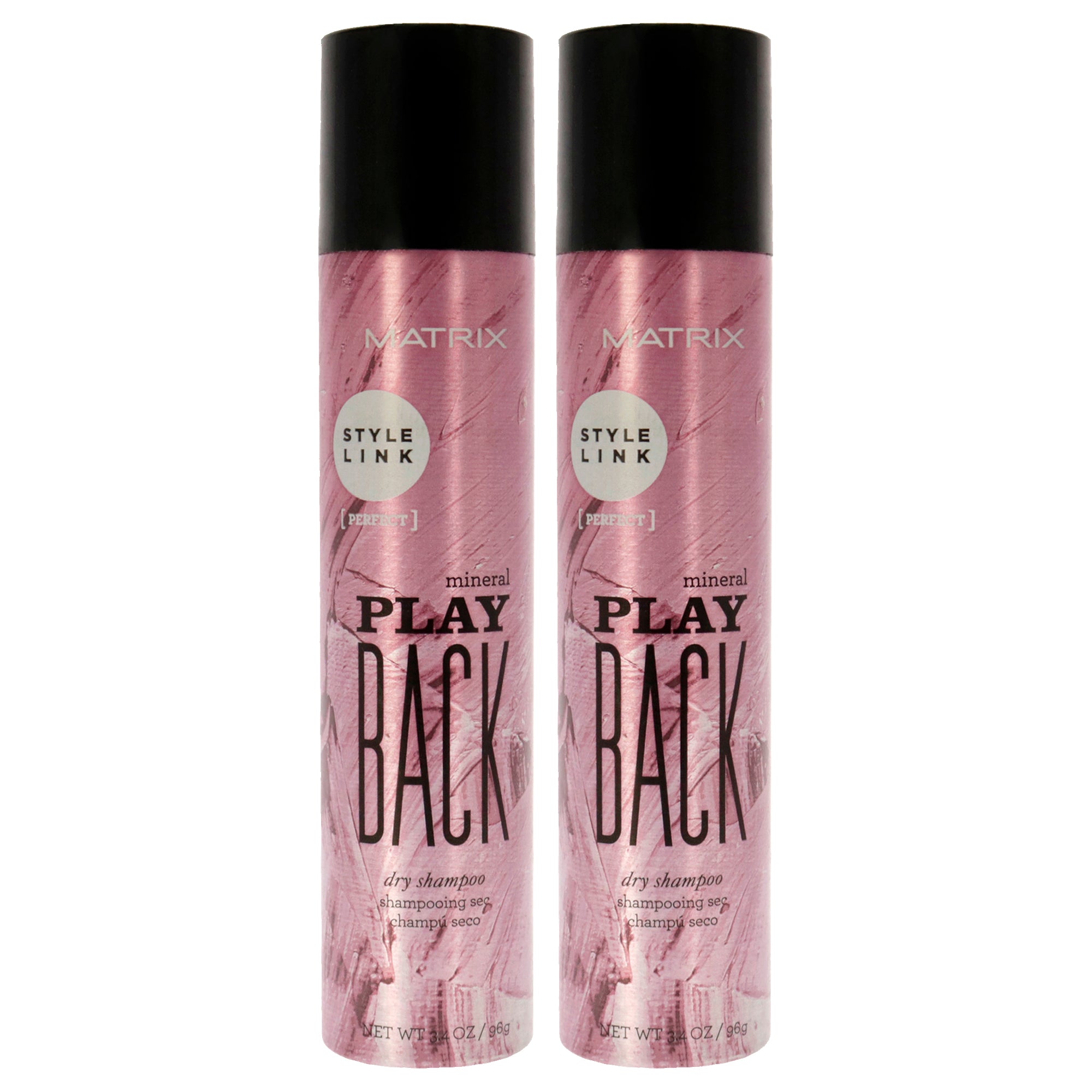 Style Link Mineral Play Back Dry Shampoo by Matrix for Unisex - 3.4 oz Dry Shampoo - Pack of 2