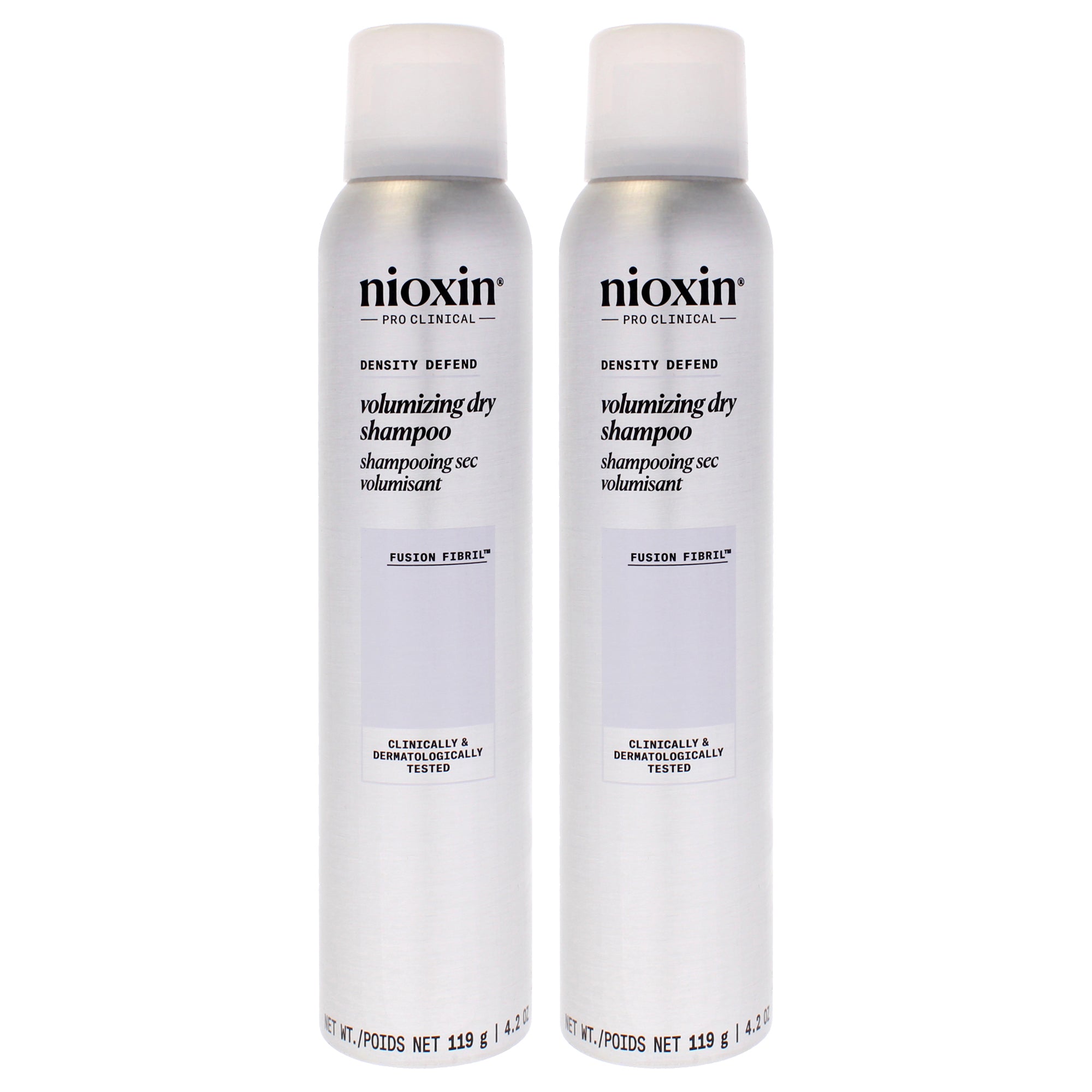 Density Defend Volumizing Dry Shampoo by Nioxin for Unisex - 4.2 oz Dry Shampoo - Pack of 2