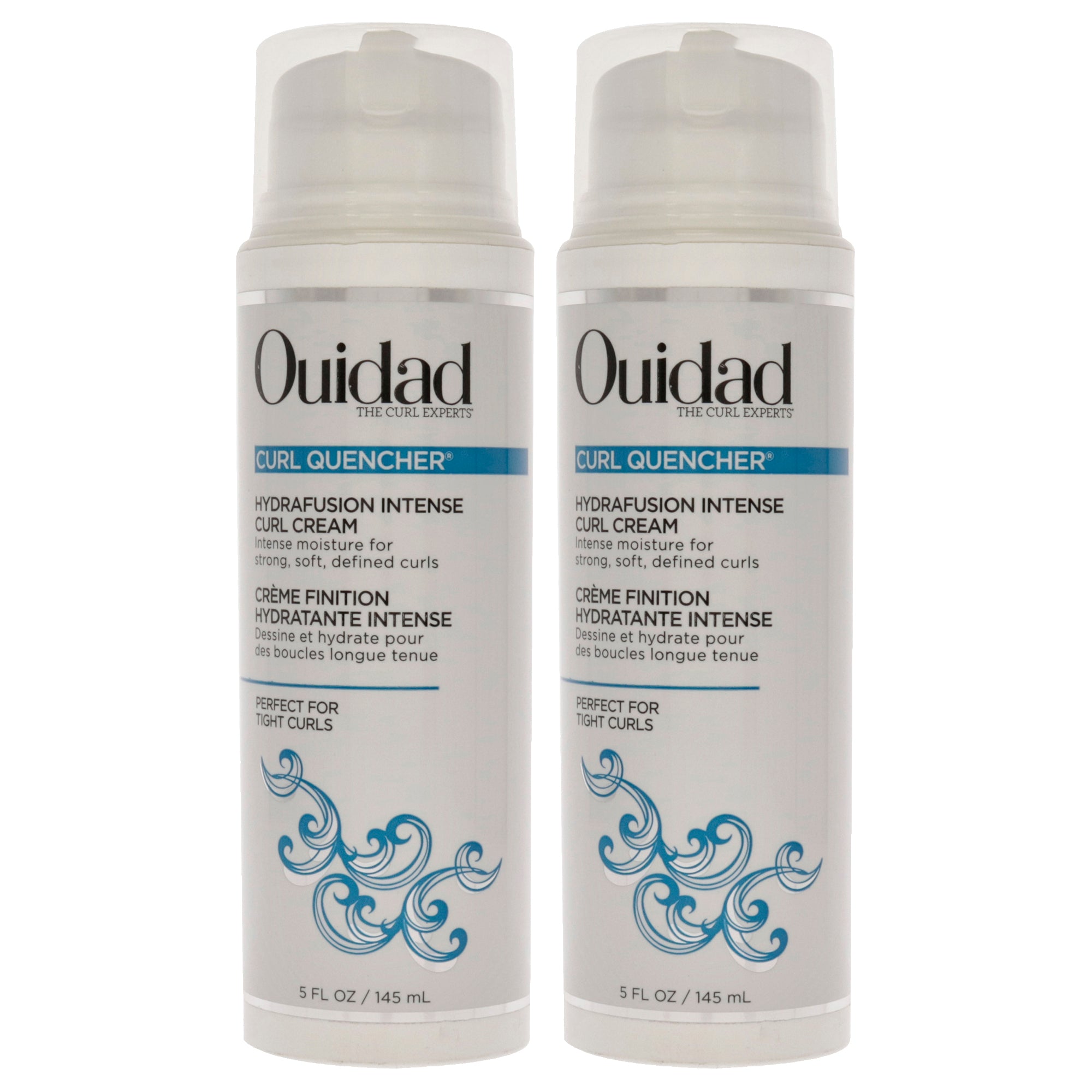 Curl Quencher Hydrafusion Intense Curl Cream by Ouidad for Unisex - 5 oz Cream - Pack of 2
