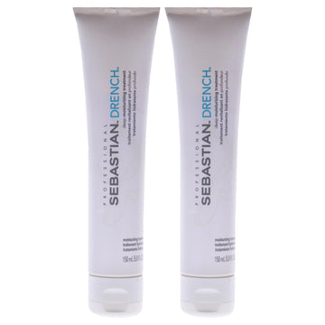 Drench Moisturizing Treatment by Sebastian for Unisex - 5.0 oz Treatment - Pack of 2