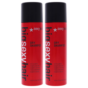 Big Sexy Hair Dry Shampoo by Sexy Hair for Unisex - 3.4 oz Dry Shampoo - Pack of 2