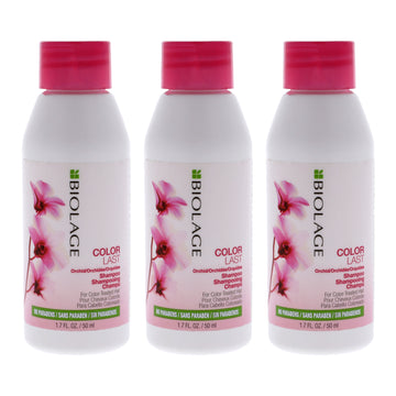 Biolage ColorLast Shampoo by Matrix for Unisex - 1.7 oz Shampoo - Pack of 3