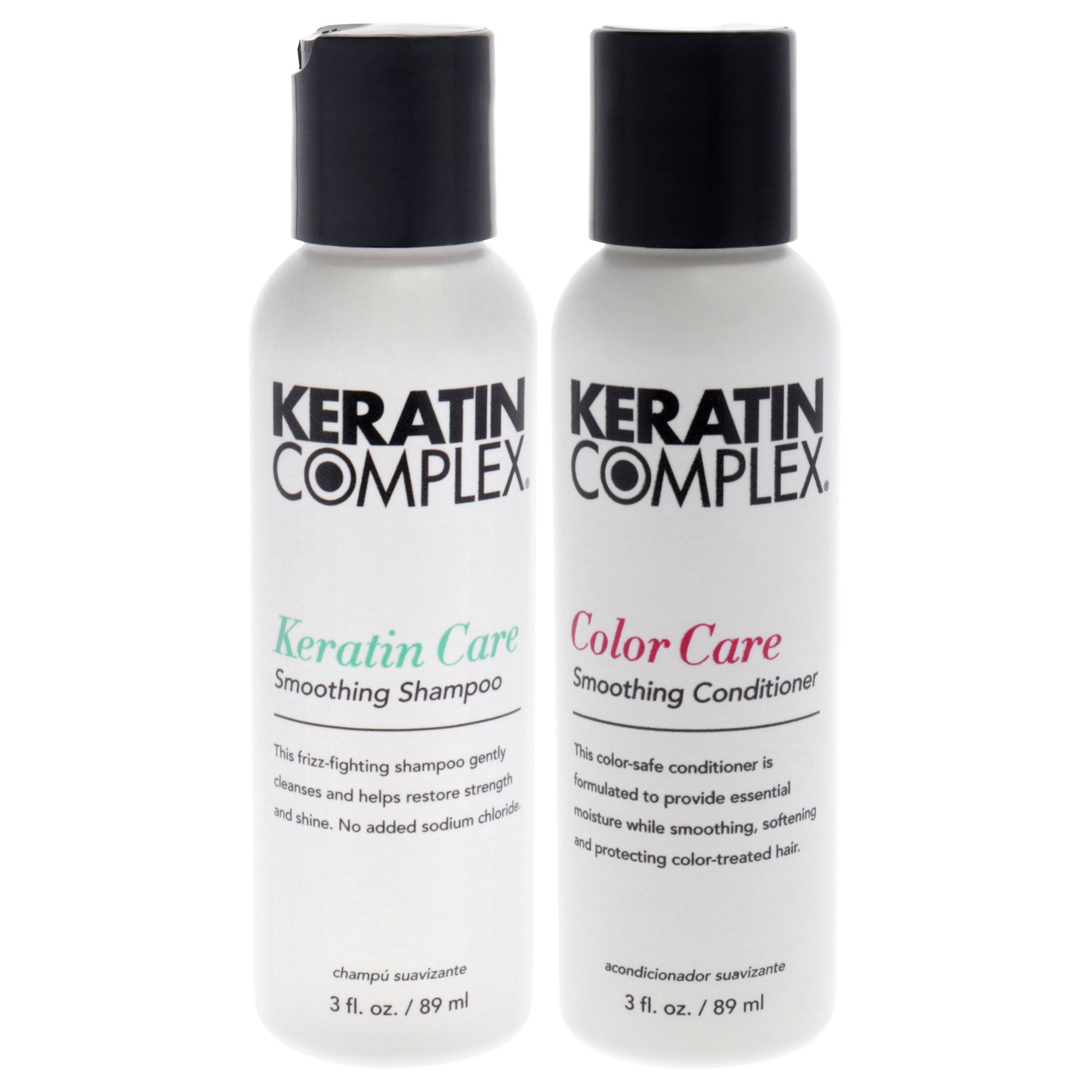 Keratin Complex Kit by Keratin Complex for Unisex - 2 Pc Kit 3oz Conditioner, 3oz Shampoo