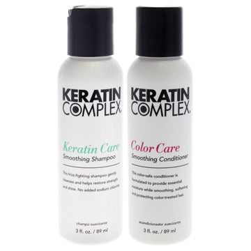 Keratin Complex Kit by Keratin Complex for Unisex - 2 Pc Kit 3oz Conditioner, 3oz Shampoo