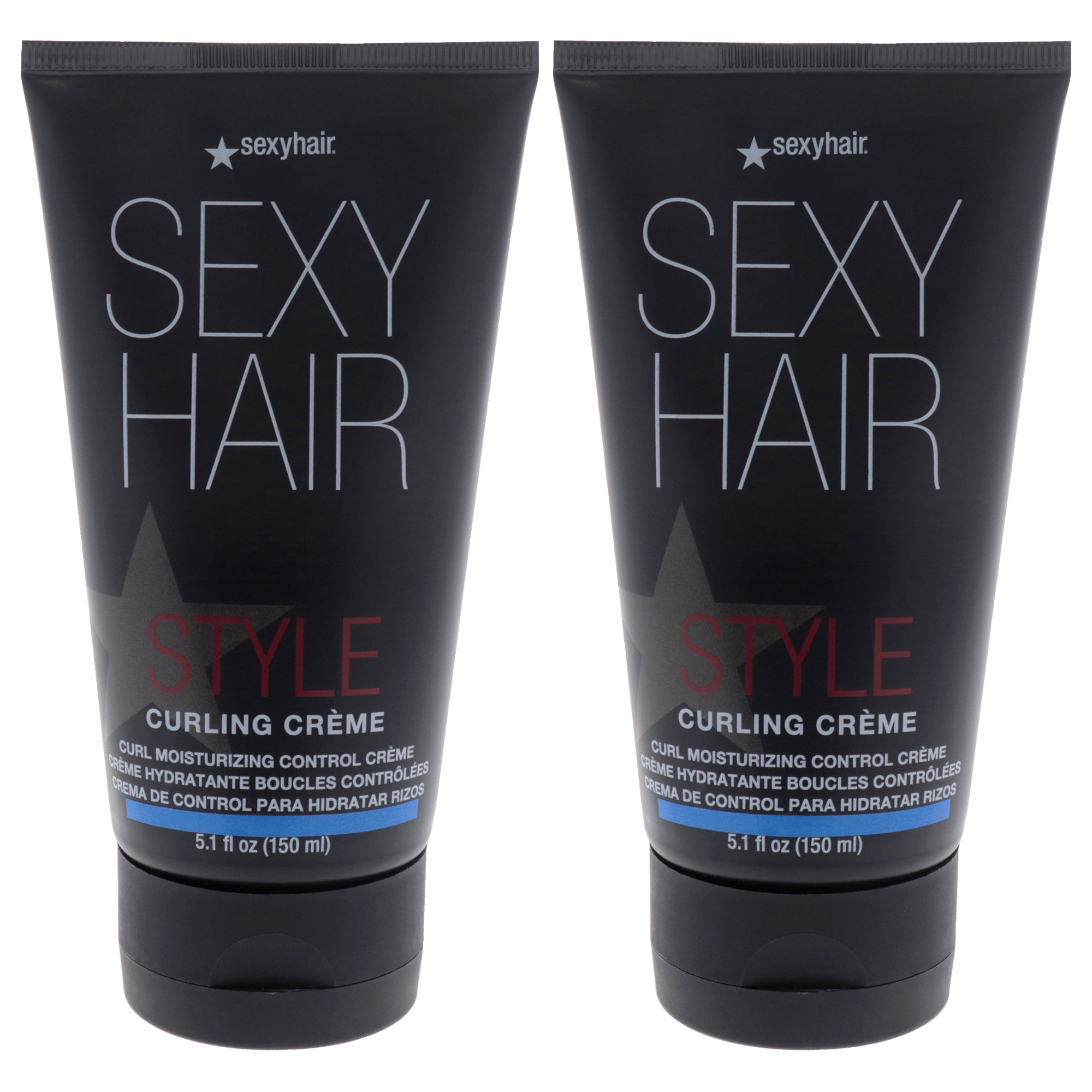 Style Sexy Hair Curling Creme by Sexy Hair for Unisex - 5.1 oz Cream - Pack of 2