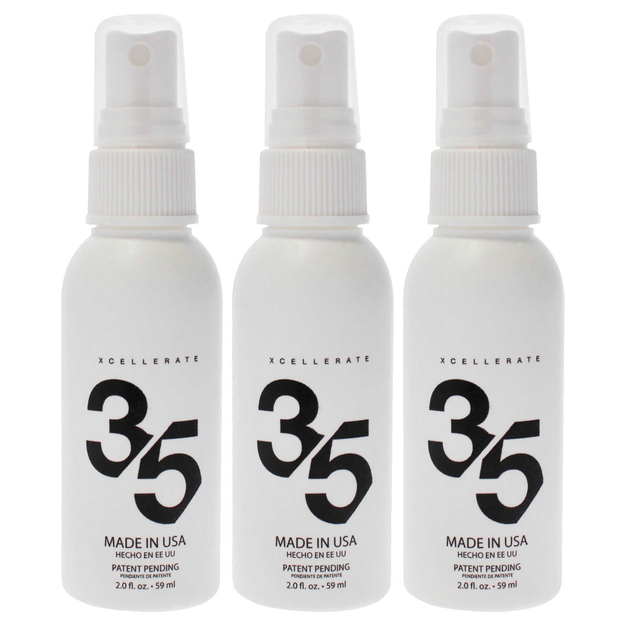 Xcellerate35 Leave-In Hair Treatment - USA by Xcellerate35 for Unisex - 2 oz Treatment - Pack of 3