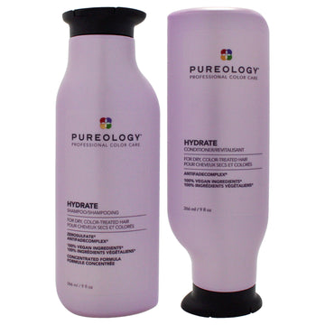 Hydrate Kit by Pureology for Unisex - 2 Pc Kit 9oz Shampoo, 9oz Conditioner