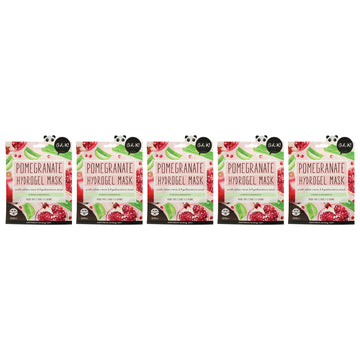 Hydrogel Sheet Mask - Pomegranate by Oh K! for Unisex - 1 Pc Mask - Pack of 5