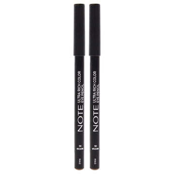 Ultra Rich Color Eye Pencil - 06 Mocha by Note Cosmetique for Women - 0.04 oz Eye Pencil - Pack of 2