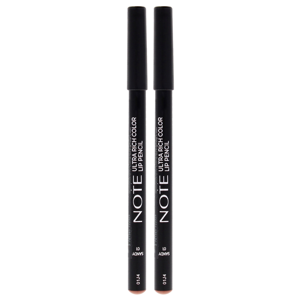 Ultra Rich Color Lip Pencil - 01 Sandy by Note Cosmetique for Women - 0.04 oz Lip Pencil - Pack of 2