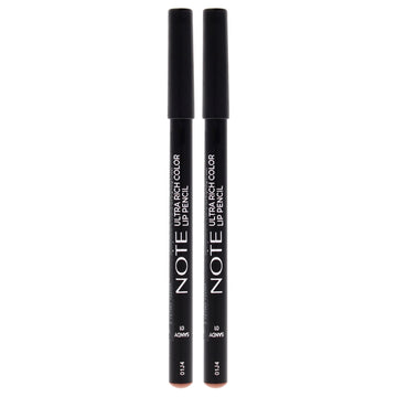Ultra Rich Color Lip Pencil - 01 Sandy by Note Cosmetique for Women - 0.04 oz Lip Pencil - Pack of 2